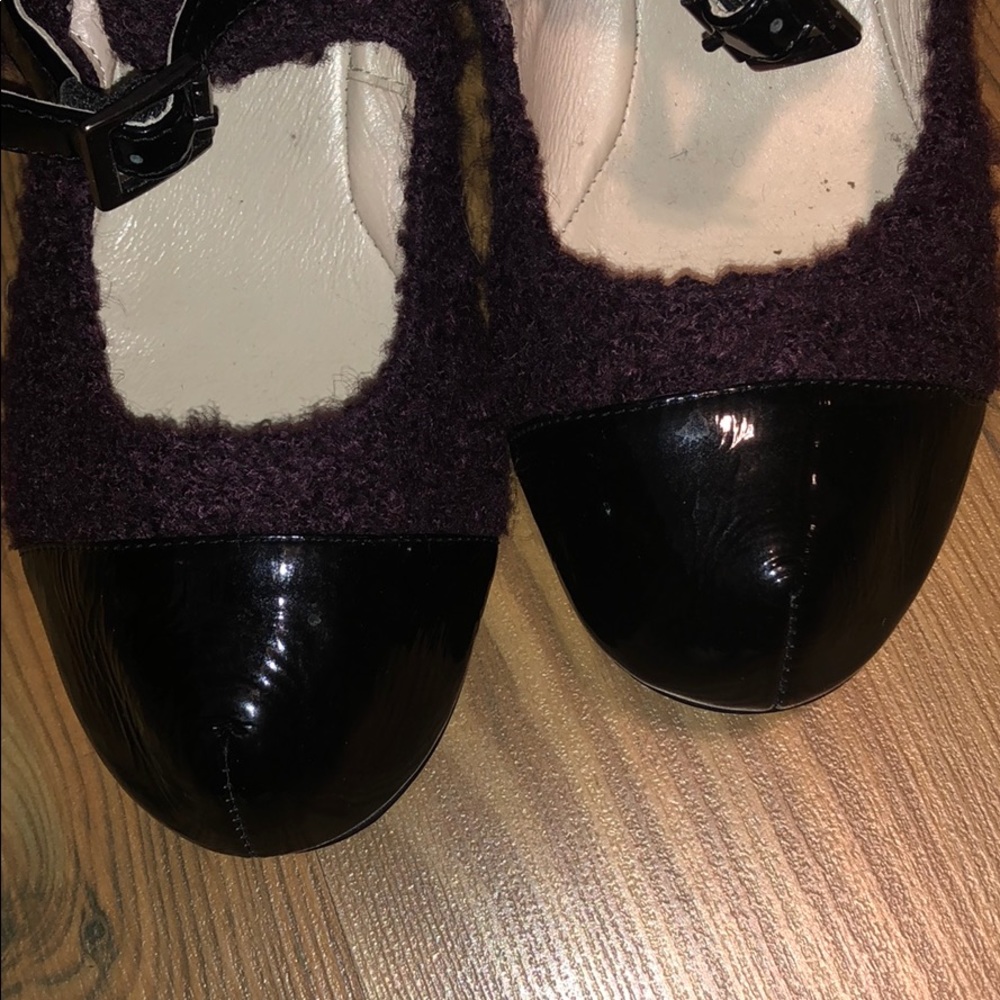 Anthropologie All Black Mary Janes sz 39.5 - Picture 6 of 11